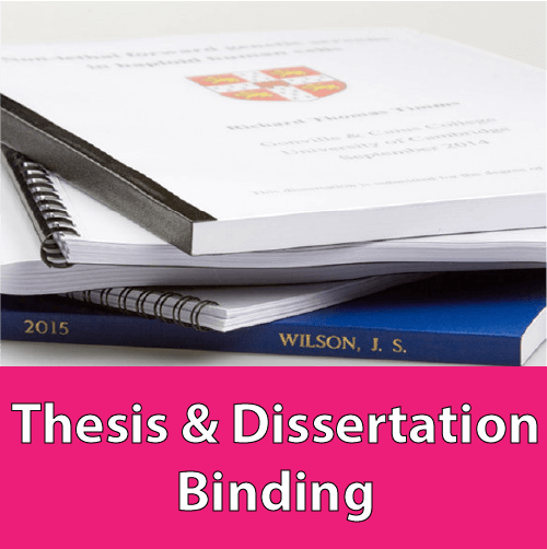 Thesis and Dissertation binding
