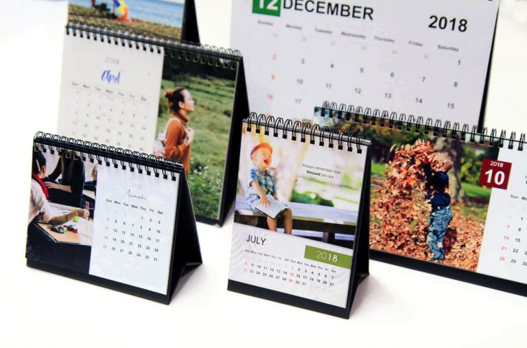 Same Day Personalised Calendar Printing London and Delivery From 99p